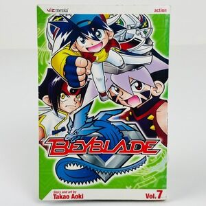 Beyblade Vol 7 Manga Takao Aoki Viz‎ Media Action Graphic Novel English 2004